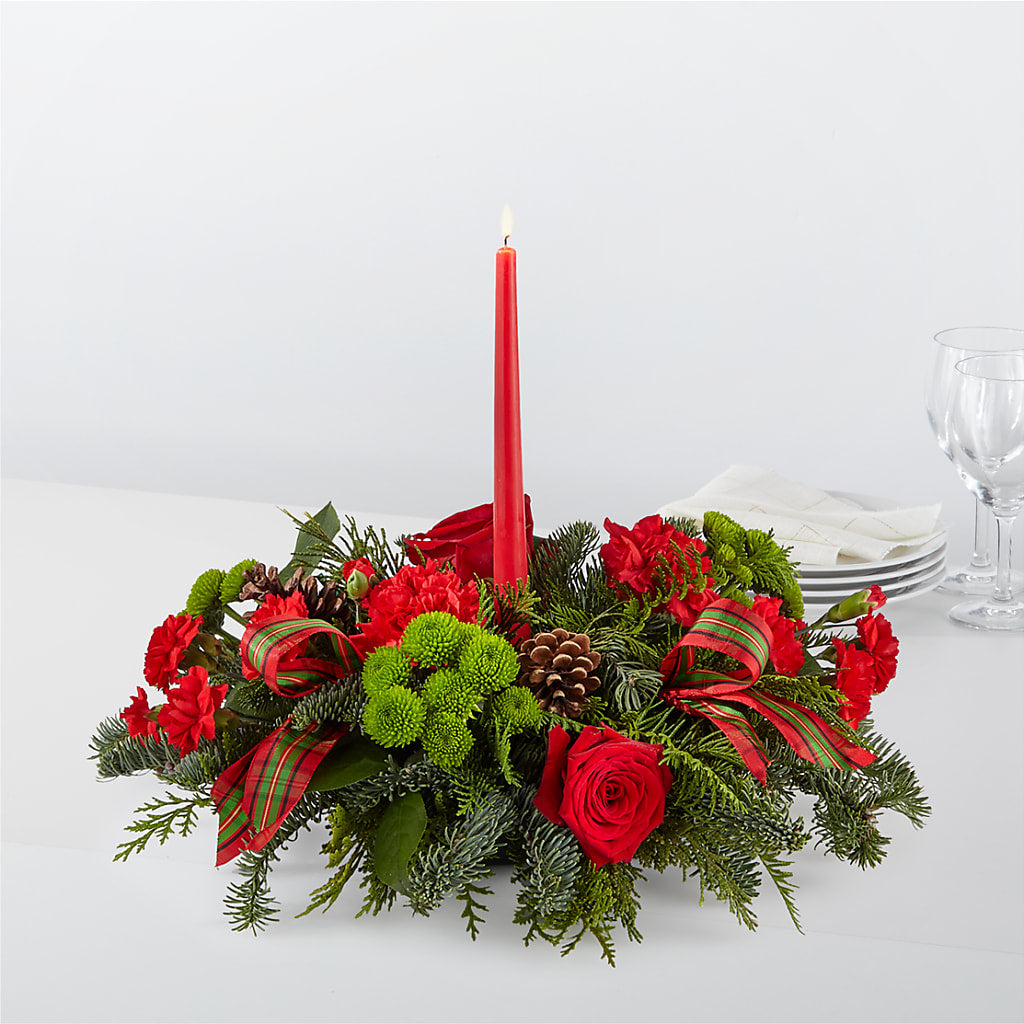 By the Candlelight Centerpiece – Gerbes, Wichita KS