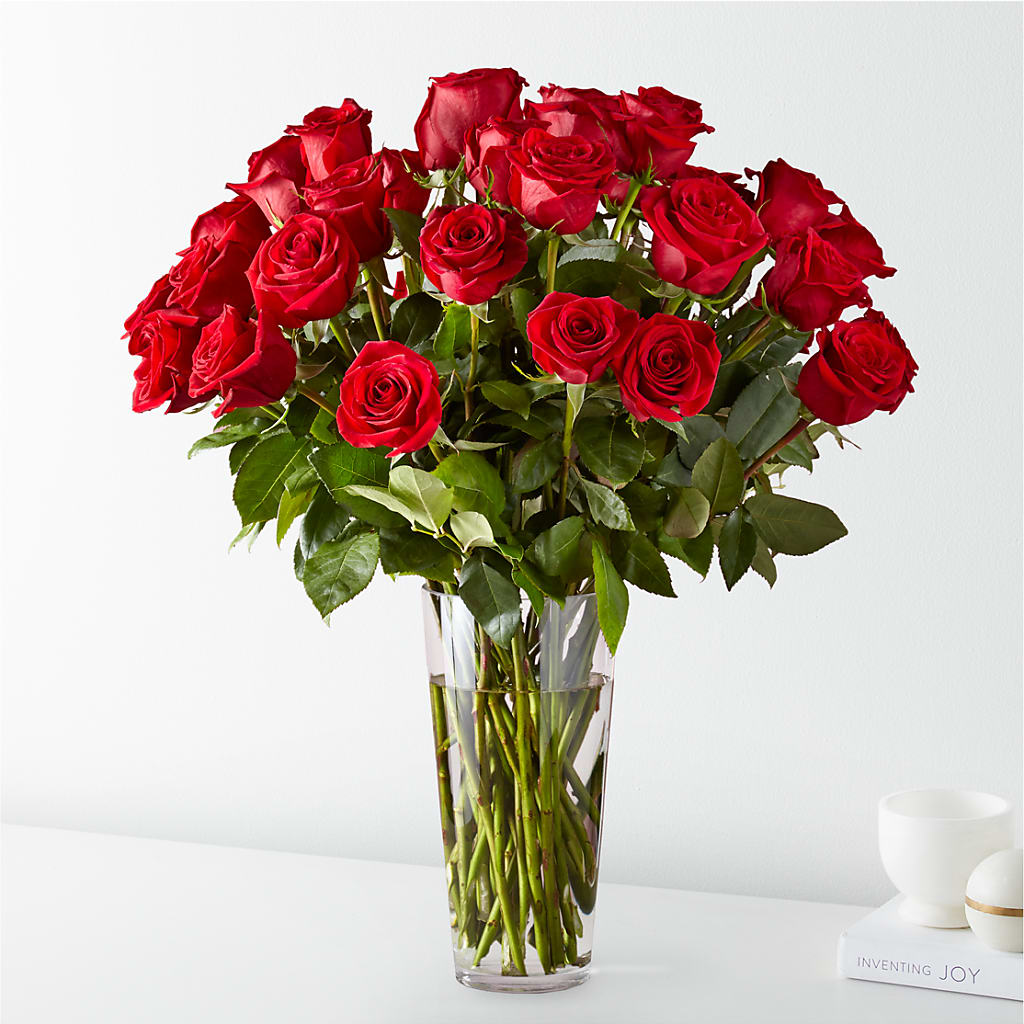 Long Stem Red Rose Bouquet – Gerbes, Wichita KS