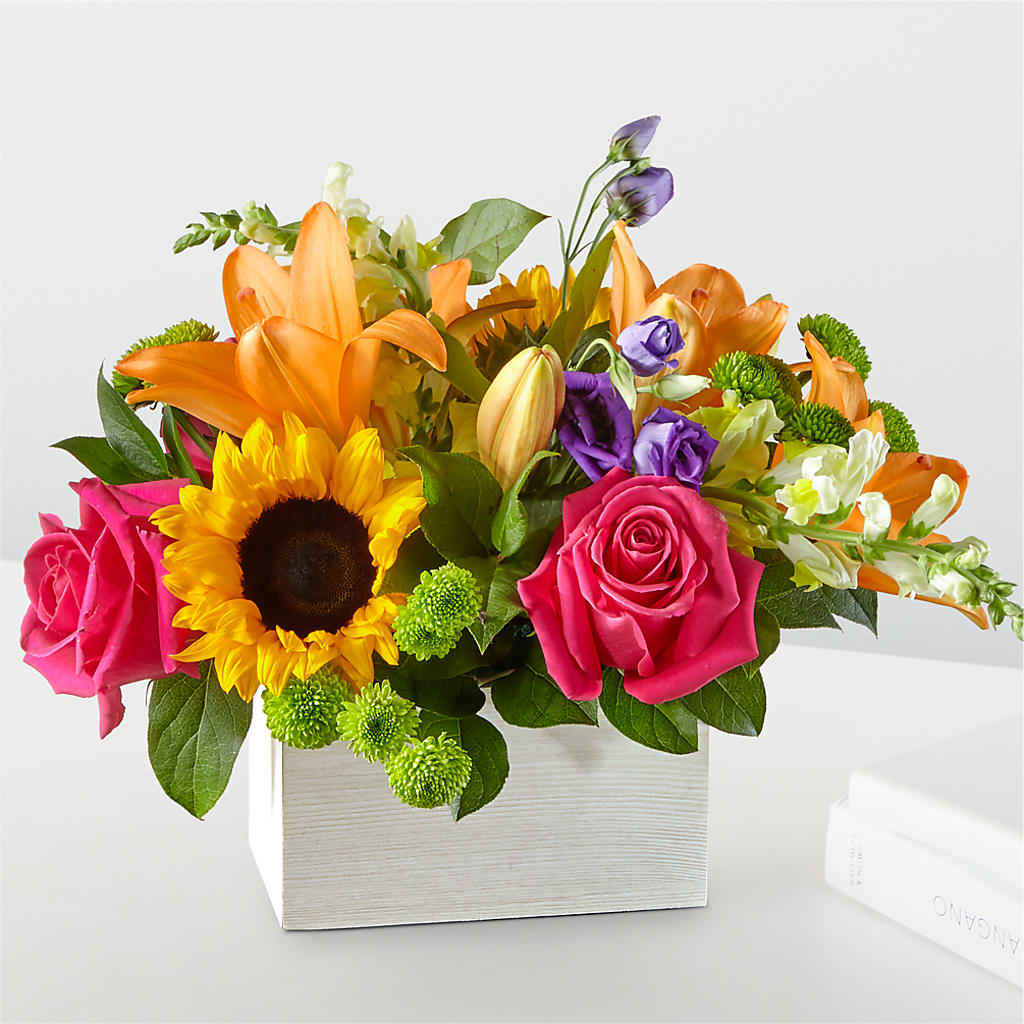 Best Day Box Bouquet – Gerbes, Wichita KS