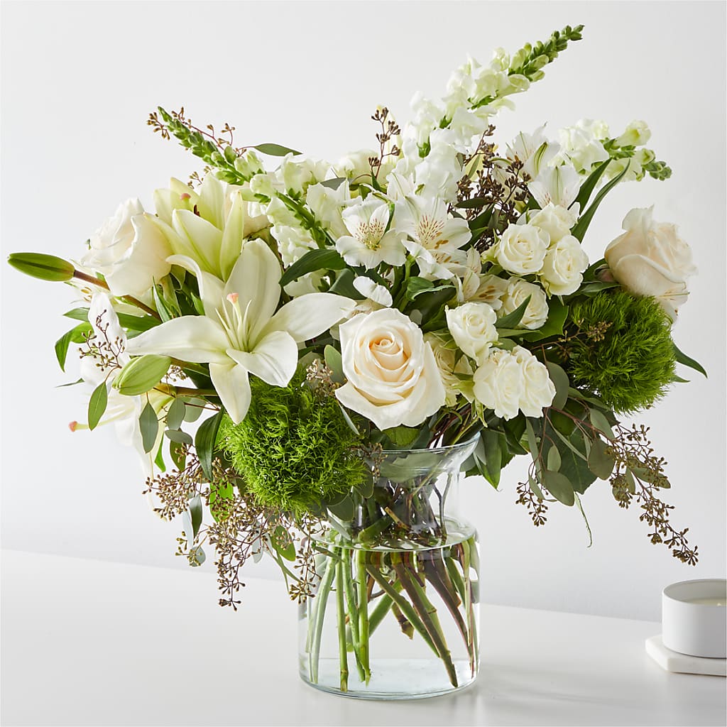 Fresh Linen Bouquet – Gerbes, Wichita KS