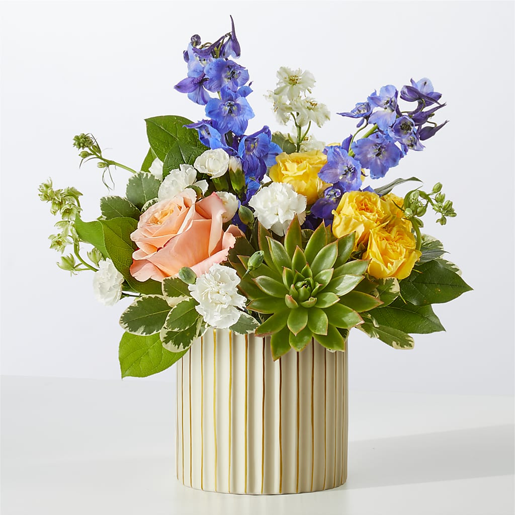 Cobalt Reverie Bouquet – Gerbes, Wichita KS