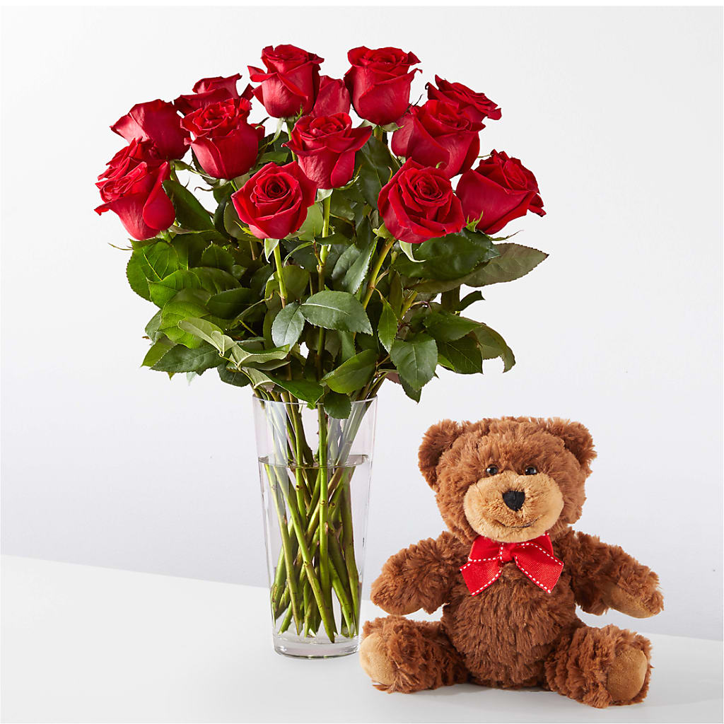 Romantic Long Stem Red Rose Bouquet Bundles – Gerbes, Wichita KS