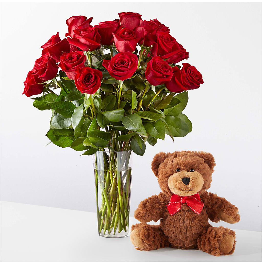 Romantic Long Stem Red Rose Bouquet Bundles – Gerbes, Wichita KS