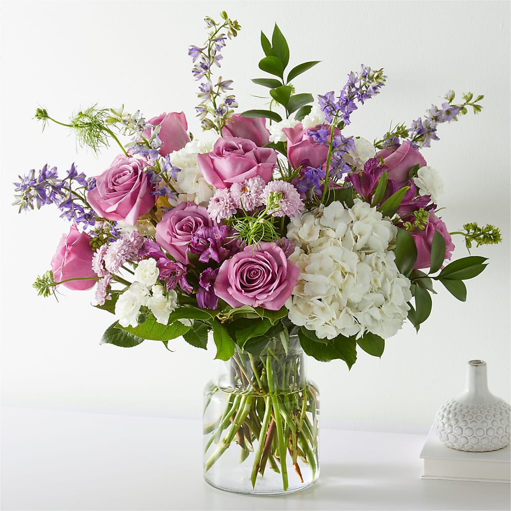 Violet Caress Bouquet – Gerbes, Wichita KS