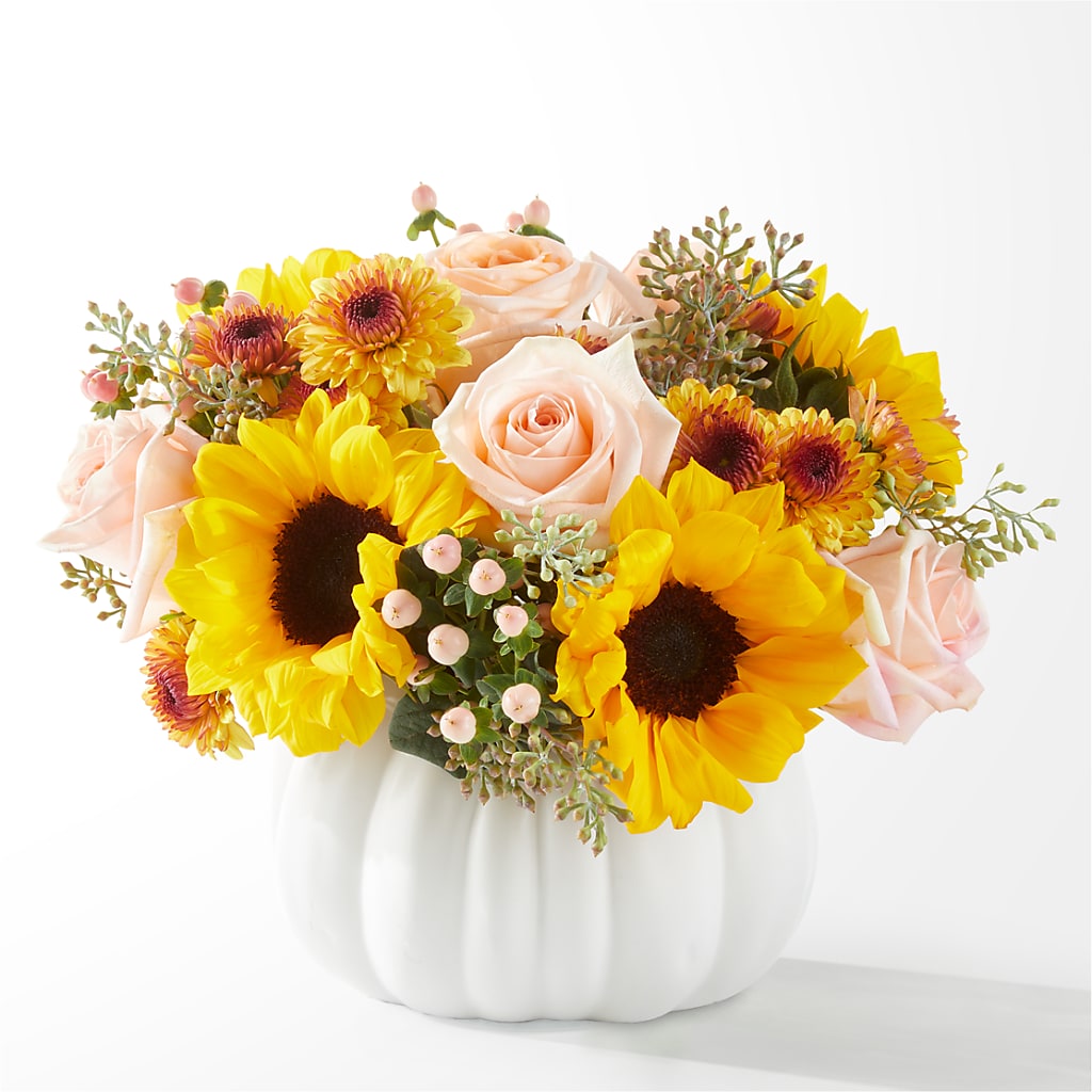 Pumpkin to Talk About Bouquet – Gerbes, Wichita KS