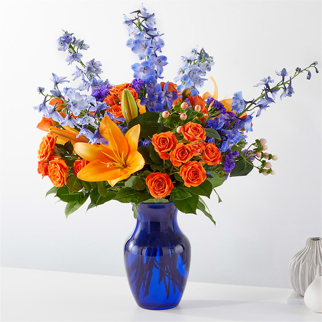 Radiant Citrus Bouquet – Gerbes, Wichita KS