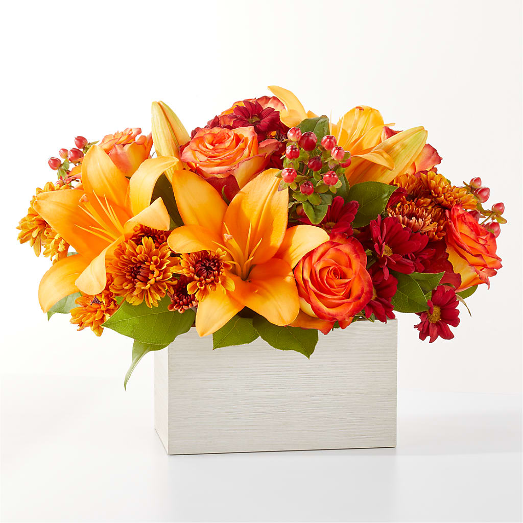 Backyard Bonfire Bouquet – Gerbes, Wichita KS
