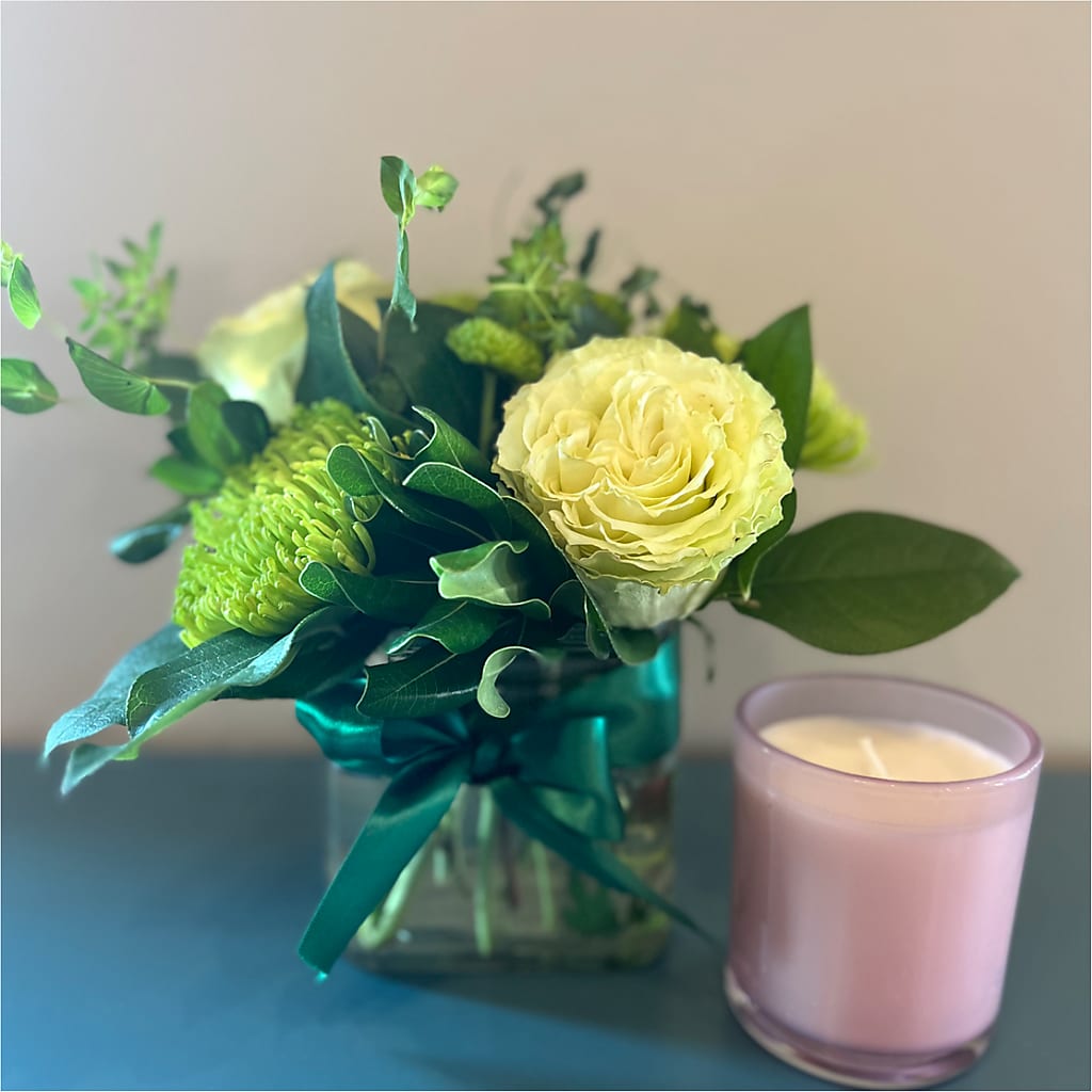Emerald Forest Bouquet – Gerbes, Wichita KS