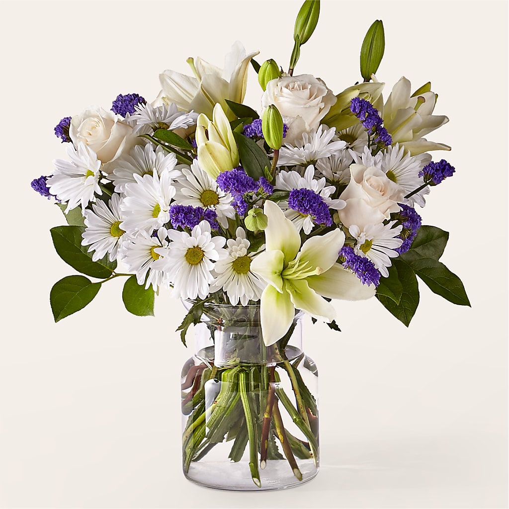 Beyond Blue Bouquet – Gerbes, Wichita KS