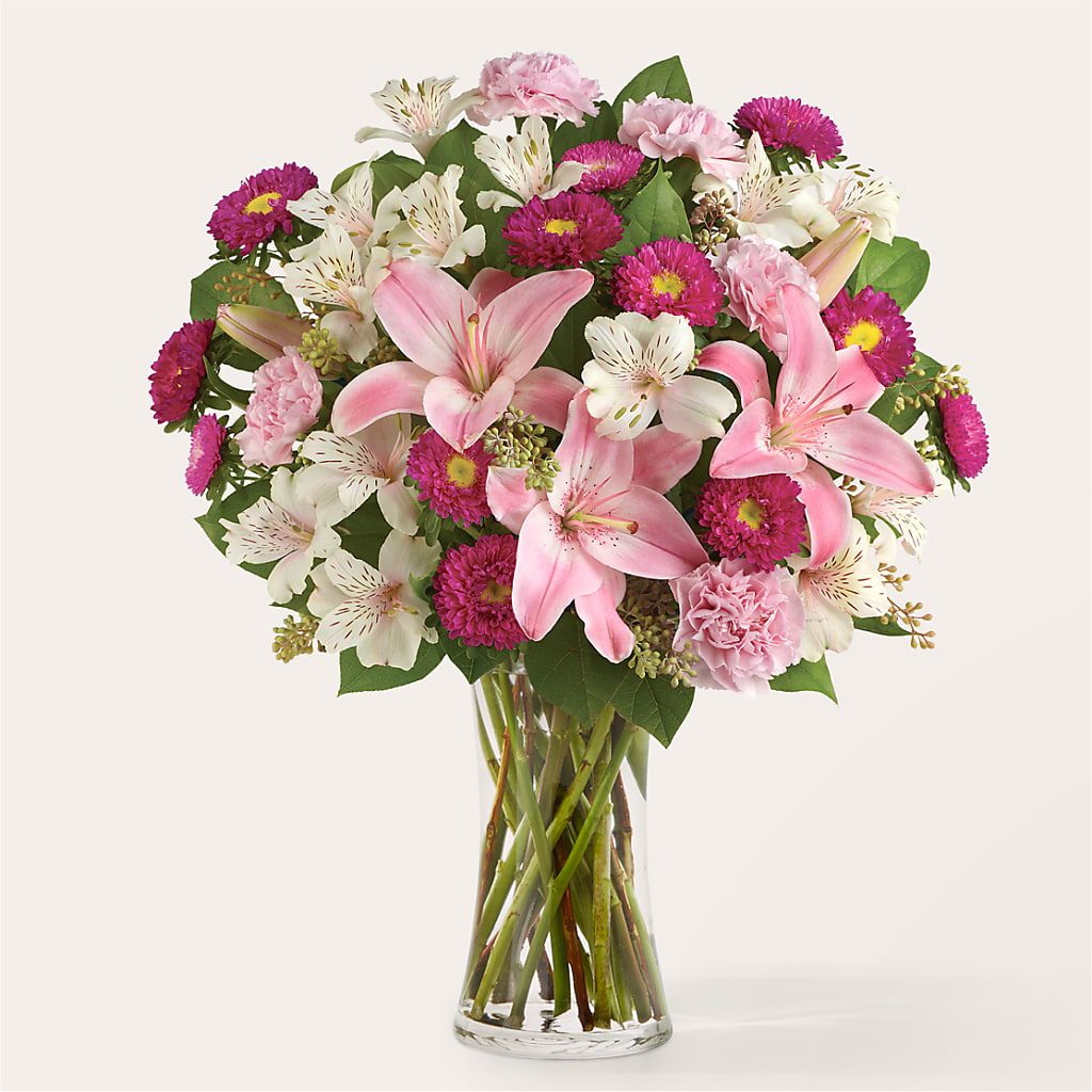 Feeling Fuchsia Bouquet – Gerbes, Wichita KS