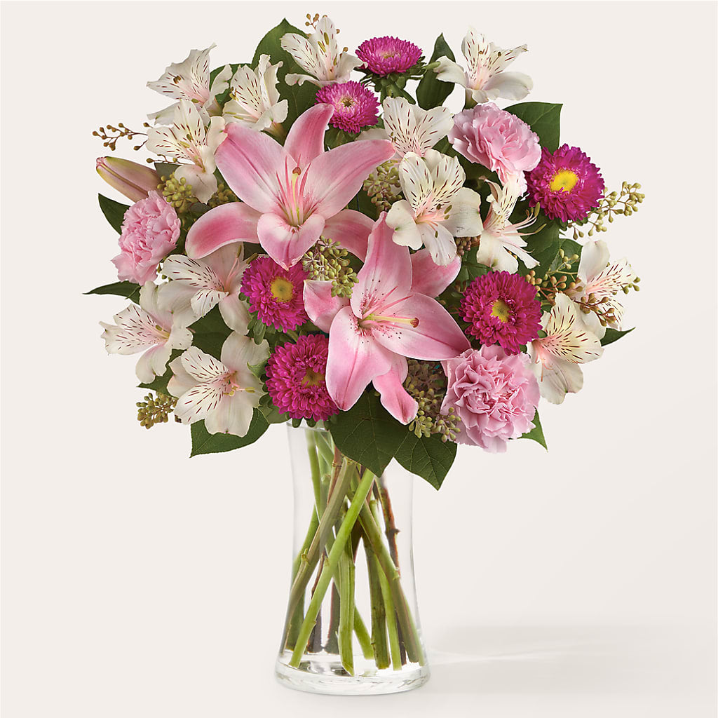 Feeling Fuchsia Bouquet – Gerbes, Wichita KS
