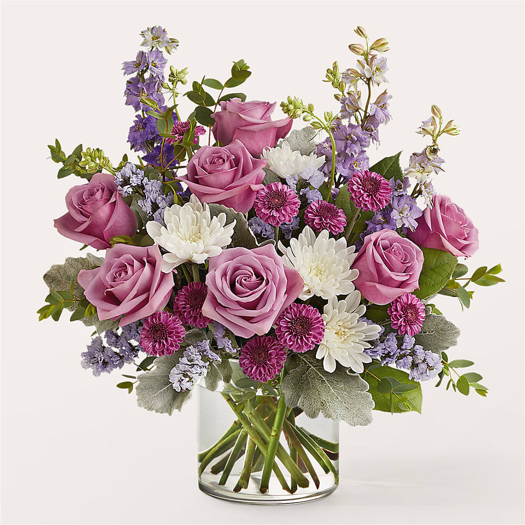Violet Frost Bouquet – Gerbes, Wichita KS