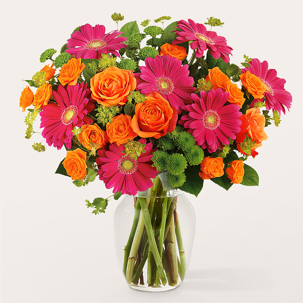 Zest for Life Bouquet – Gerbes, Wichita KS