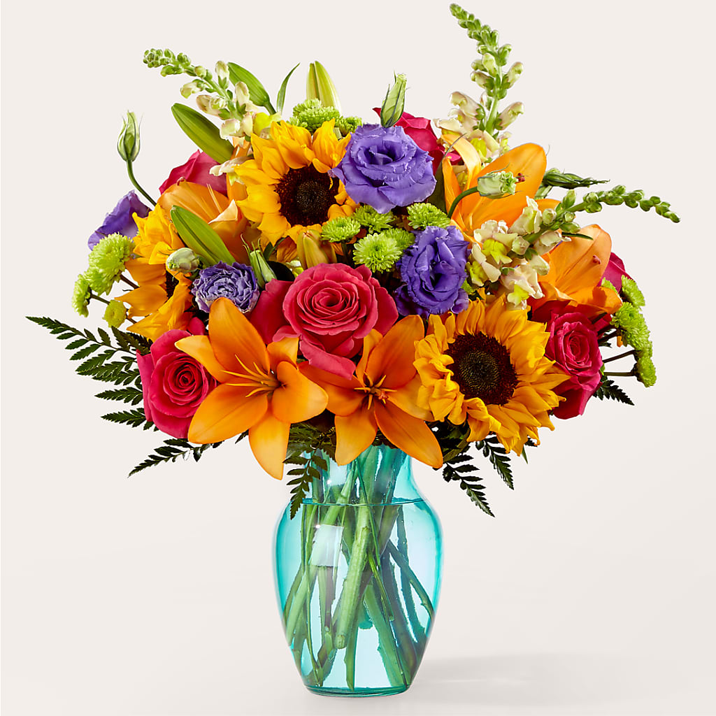 Double Rainbow Bouquet – Gerbes, Wichita KS