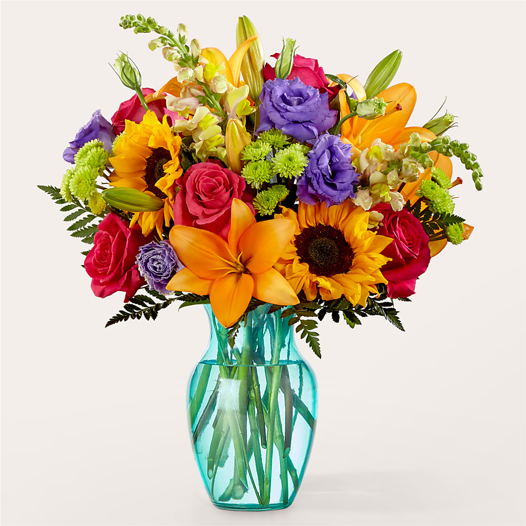 Double Rainbow Bouquet – Gerbes, Wichita KS