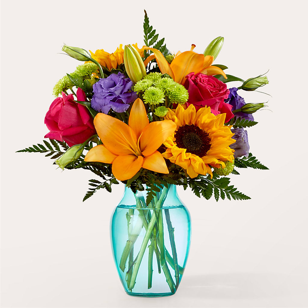 Double Rainbow Bouquet – Gerbes, Wichita KS