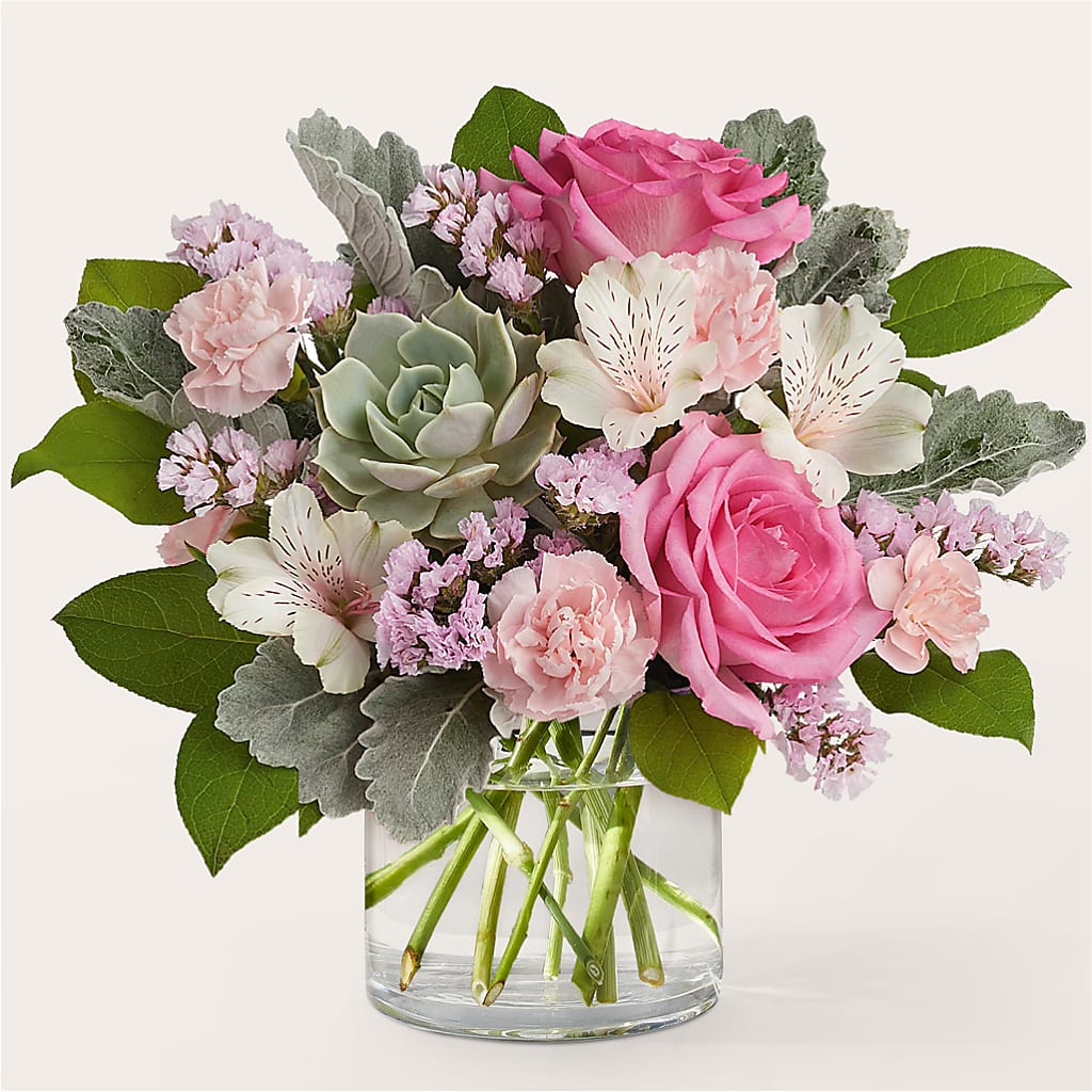 Dusty Rose Bouquet – Gerbes, Wichita KS