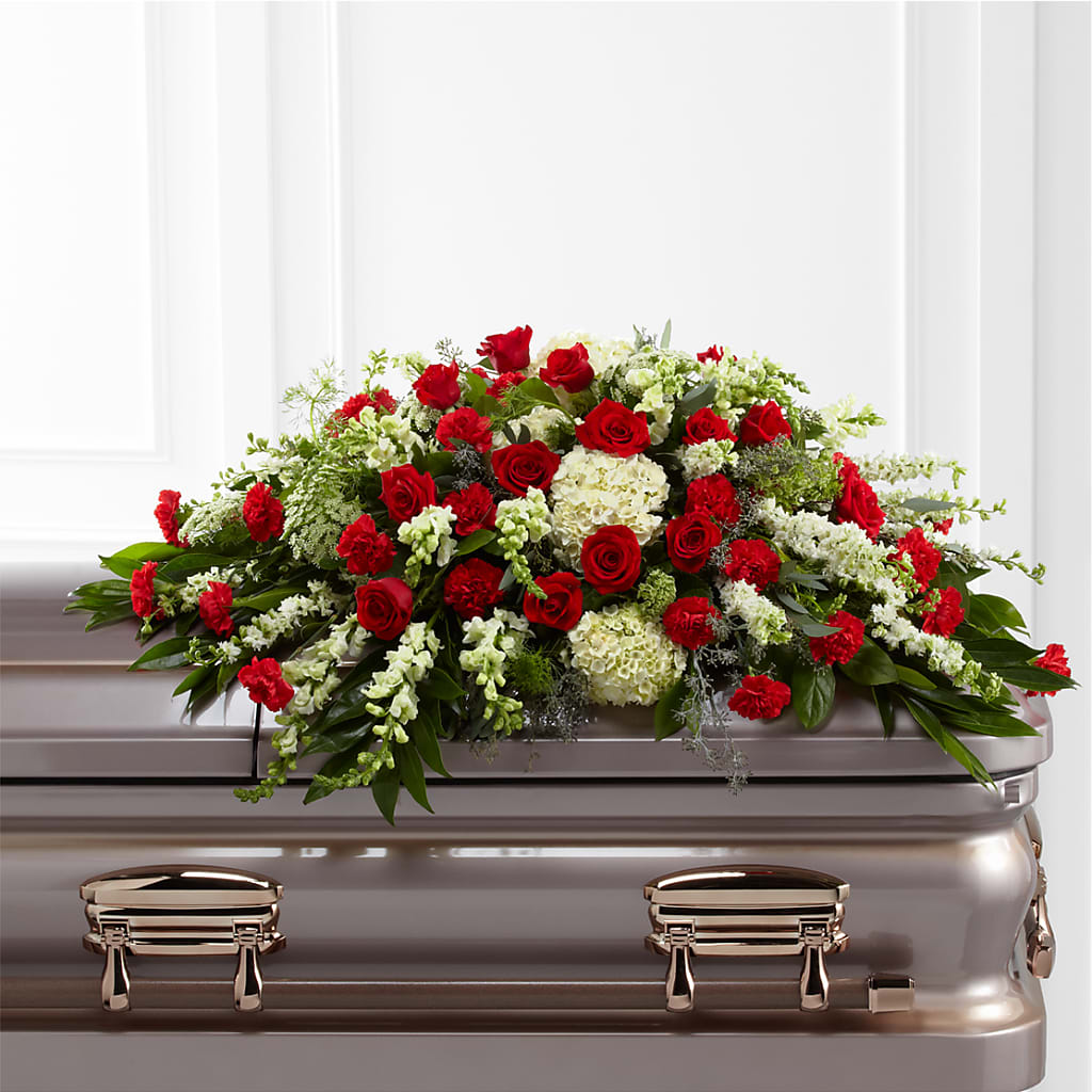 Sincerity Casket Spray – Gerbes, Wichita KS