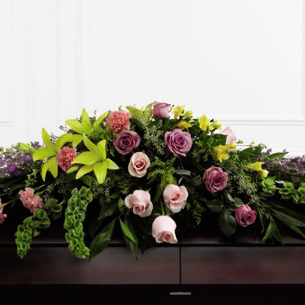 Forever Beloved Casket Spray – Gerbes, Wichita KS