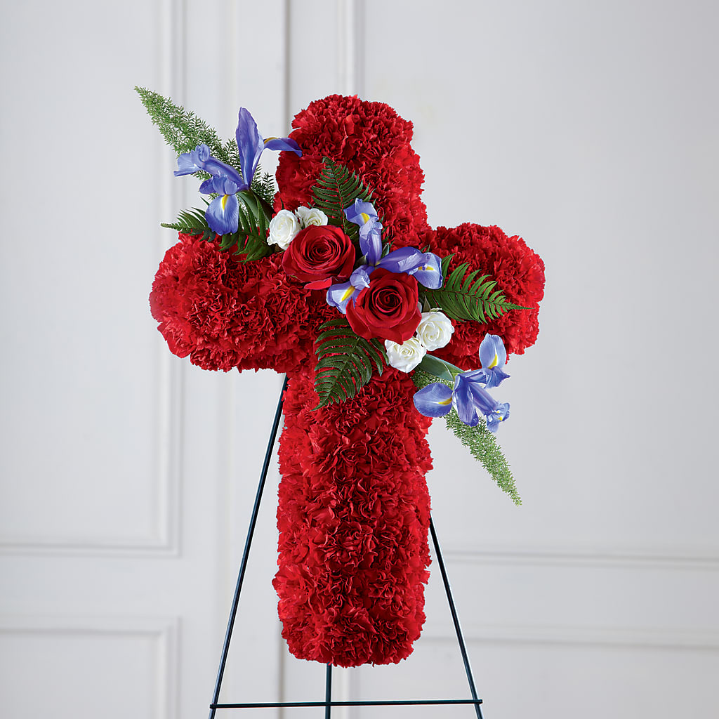 Faithful Hero Floral Cross – Gerbes, Wichita KS
