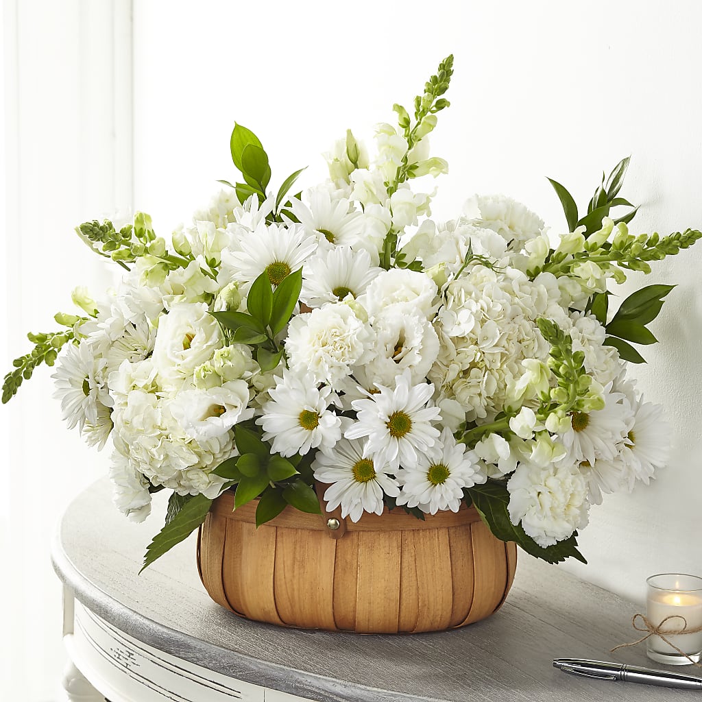 Pure Ivory Basket – Gerbes, Wichita KS