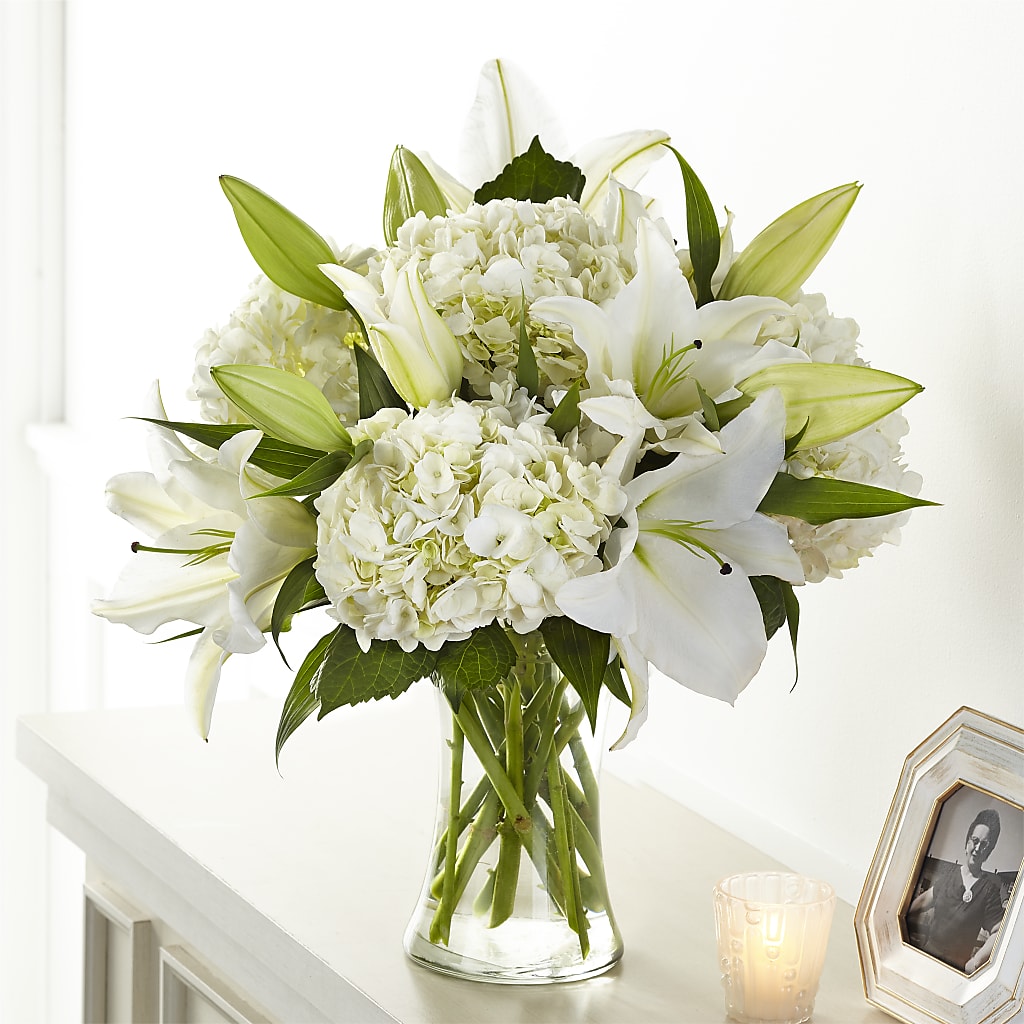 Compassionate Lily Bouquet – Gerbes, Wichita KS