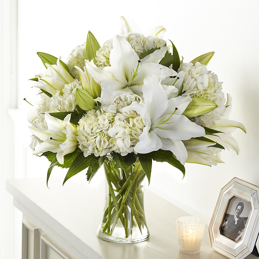 Compassionate Lily Bouquet – Gerbes, Wichita KS