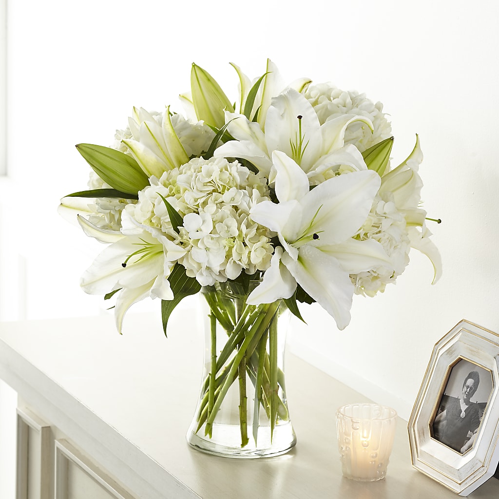 Compassionate Lily Bouquet – Gerbes, Wichita KS