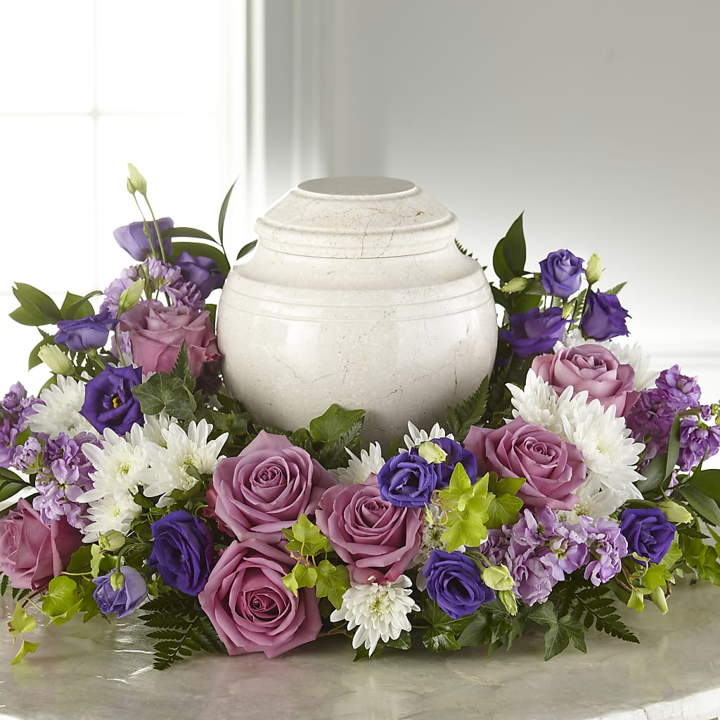 Blooming Sympathy Cremation Adornment – Gerbes, Wichita KS