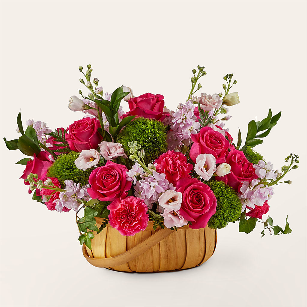 Radiance in Bloom Basket – Gerbes, Wichita KS