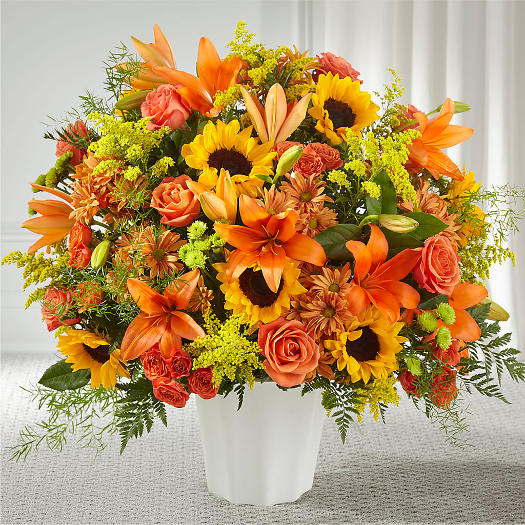 Harvest Thoughts Floor Basket – Gerbes, Wichita KS