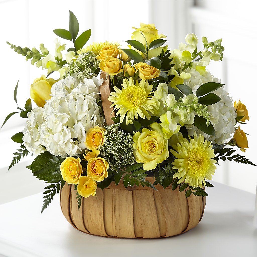 Rustic Remembrance Basket – Gerbes, Wichita KS