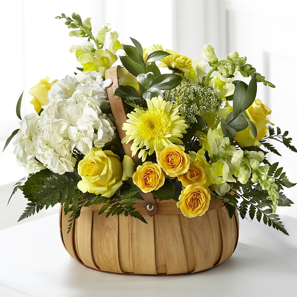Rustic Remembrance Basket – Gerbes, Wichita KS