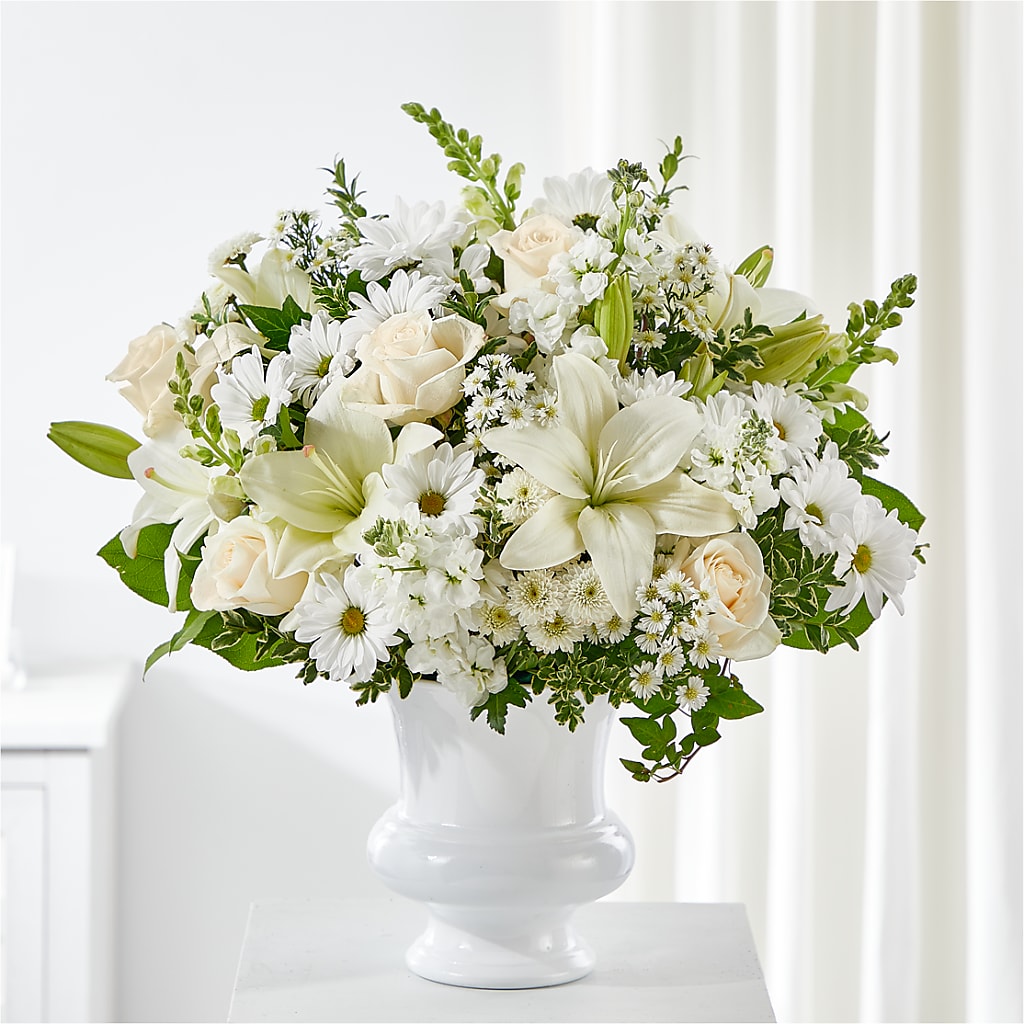 Uplifting Urn Arrangement – Gerbes, Wichita KS