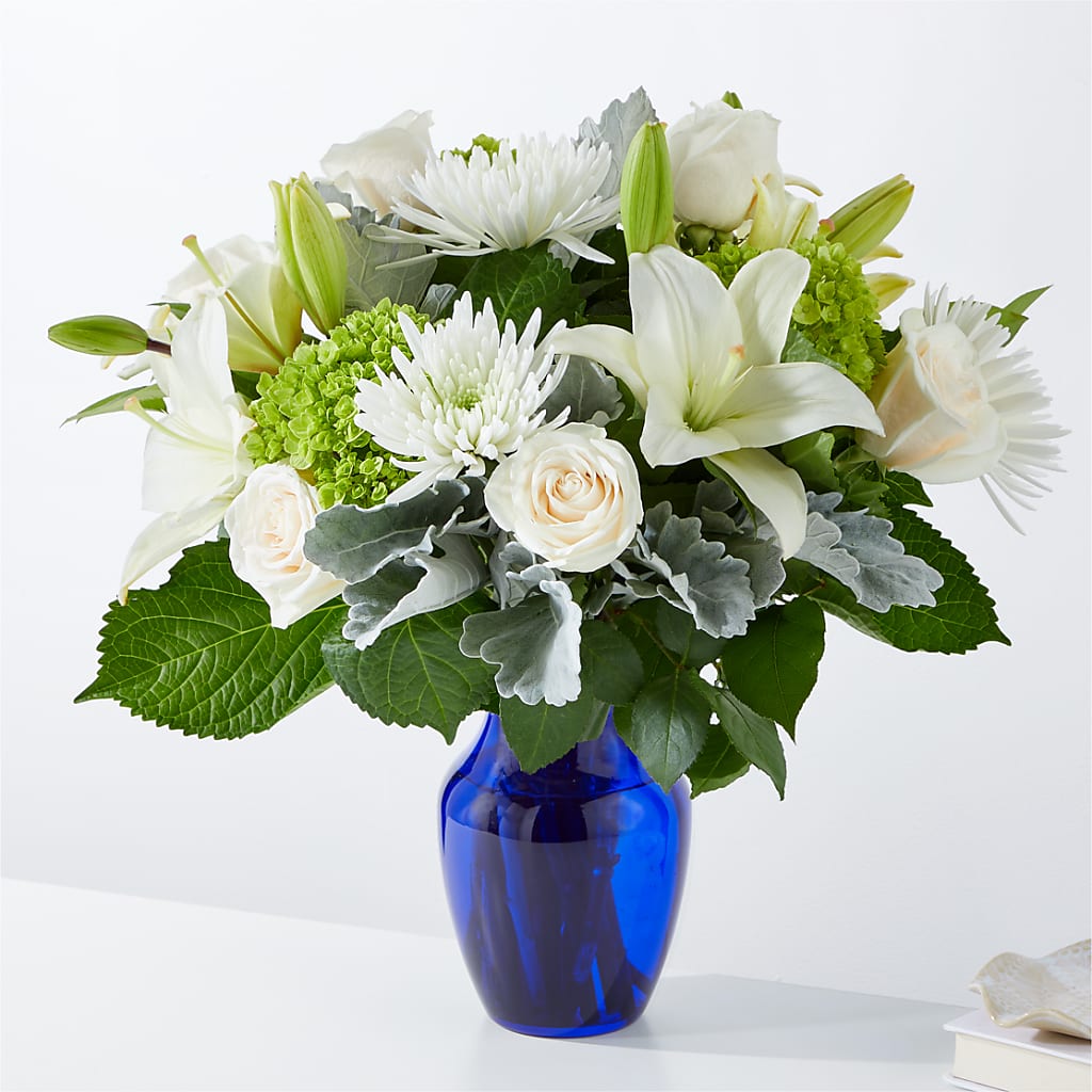 Snowy Dreams Bouquet – Gerbes, Wichita KS