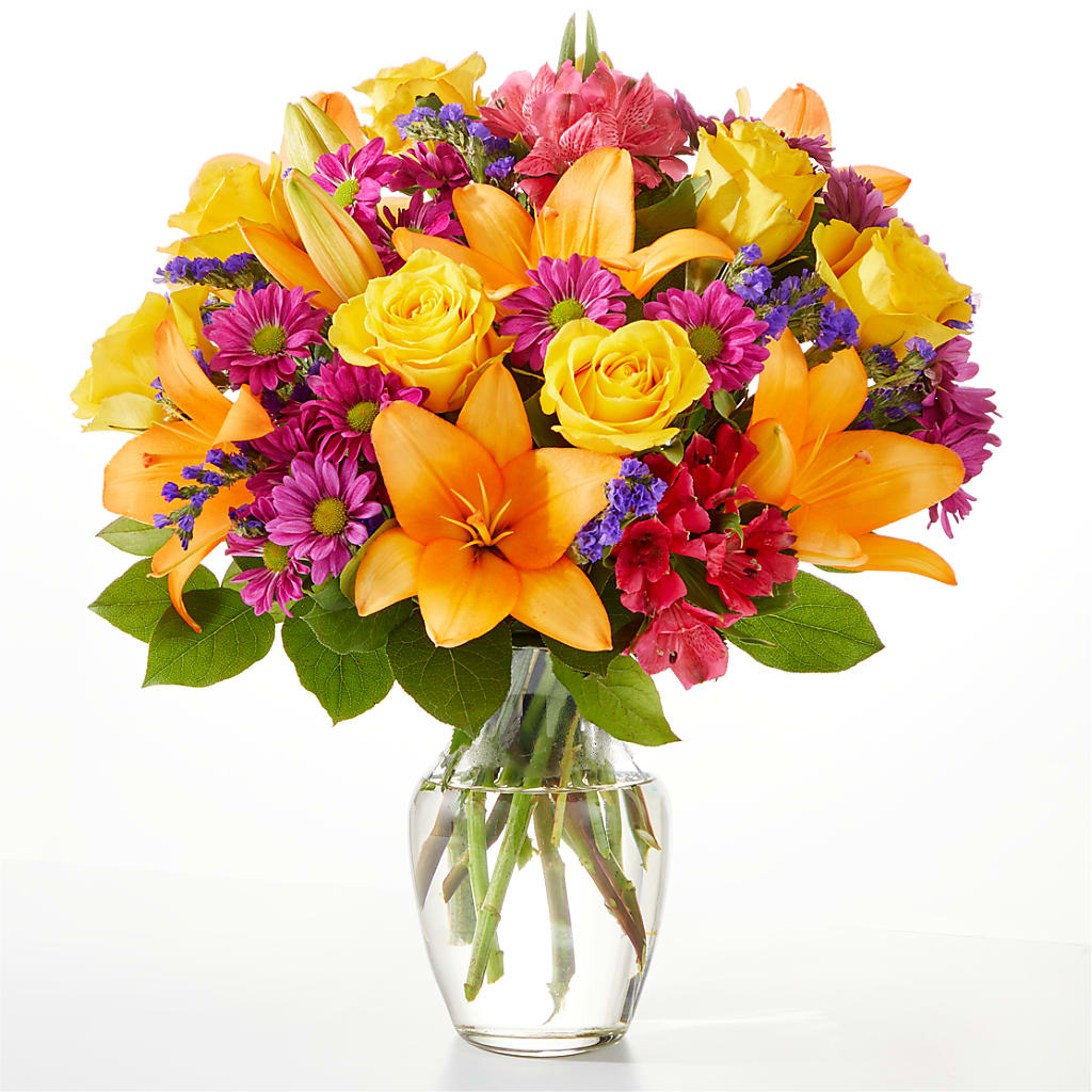 Colorful Visions Bouquet – Gerbes, Wichita KS