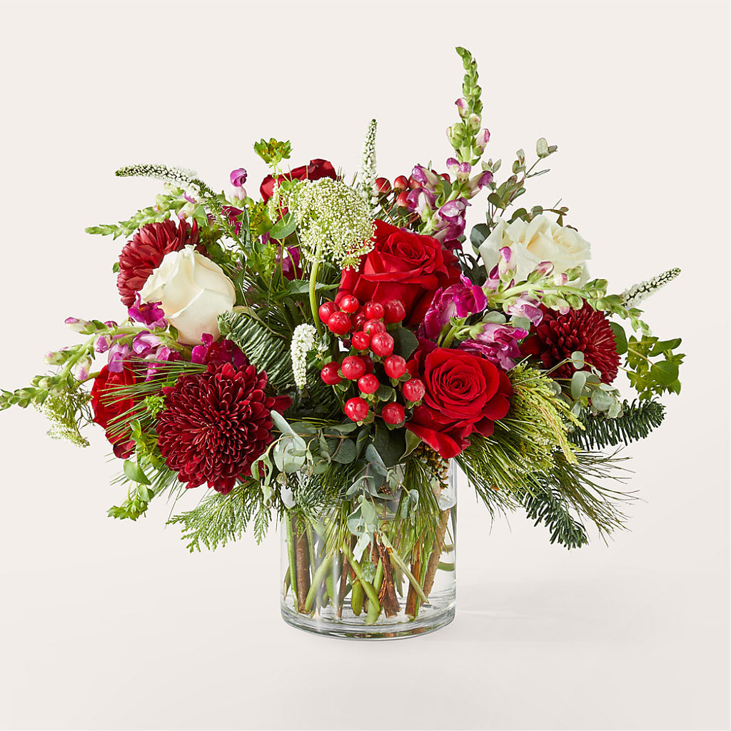 Cranberry Fizz Bouquet – Gerbes, Wichita KS
