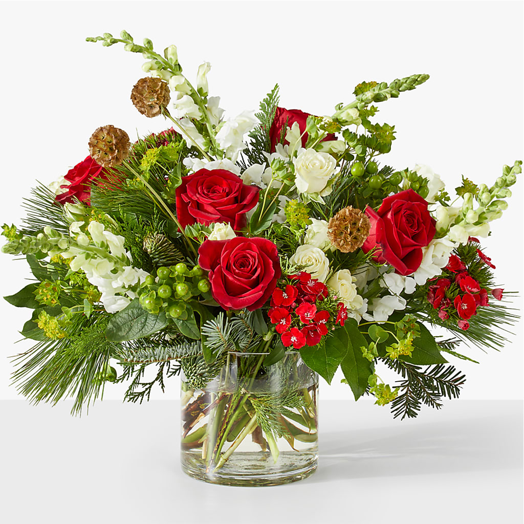 Deck the Halls Bouquet – Gerbes, Wichita KS