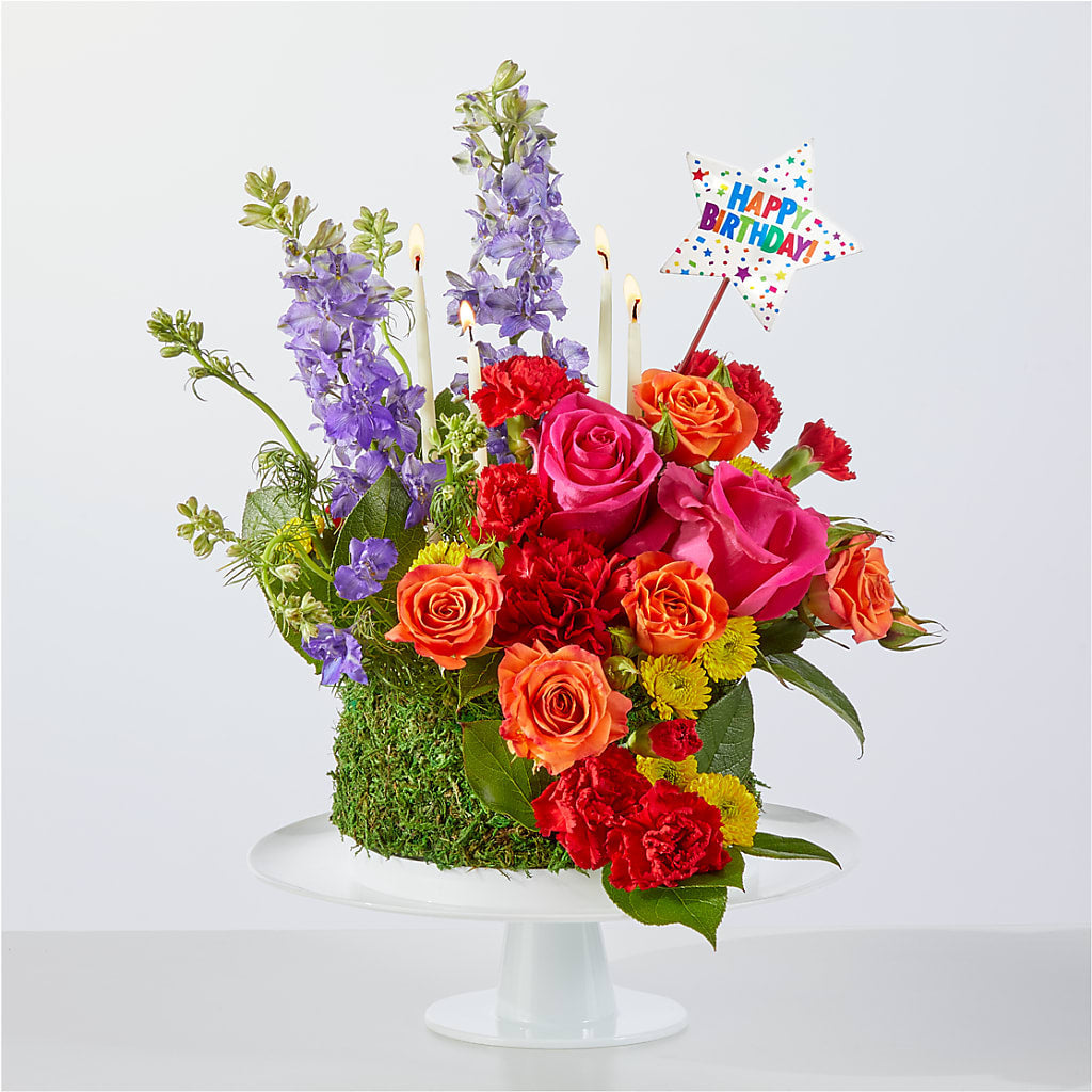 Best Year Yet Floral Cake – Gerbes, Wichita KS