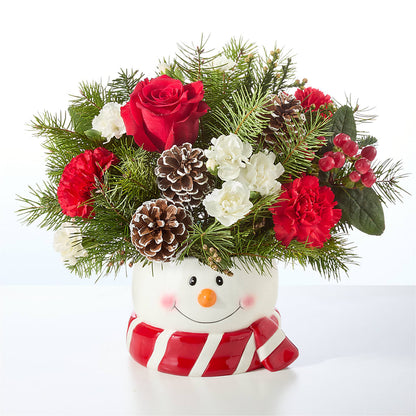 Jolly Snowman Bouquet –  Gerbes, Wichita KS