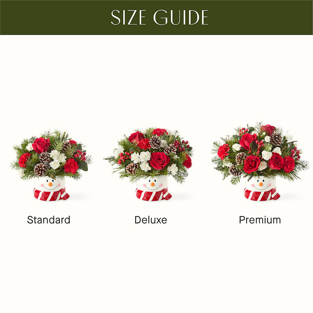 Jolly Snowman Bouquet –  Gerbes, Wichita KS
