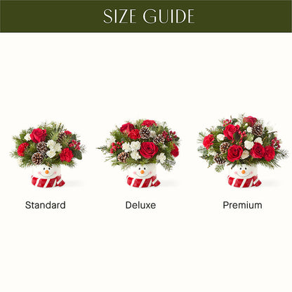 Jolly Snowman Bouquet –  Gerbes, Wichita KS