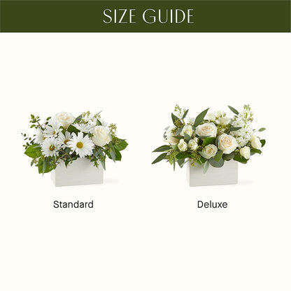 Fresh Linen Box Bouquet –  Gerbes, Wichita KS