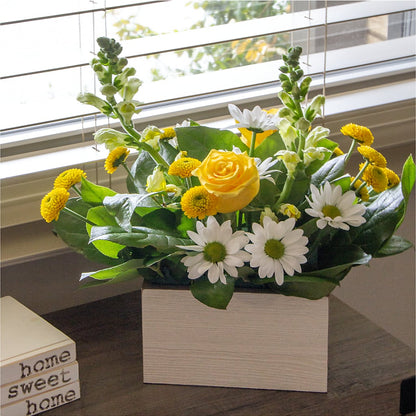 Sun Salutation Box Bouquet –  Gerbes, Wichita KS