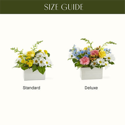 Sun Salutation Box Bouquet –  Gerbes, Wichita KS