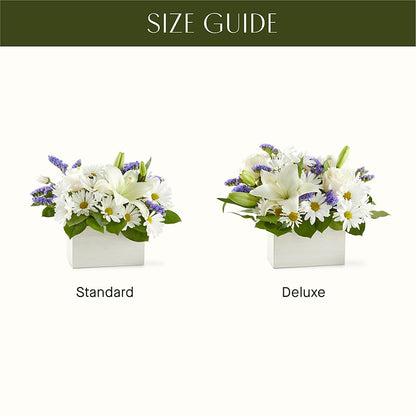 Beyond Blue Box Bouquet –  Gerbes, Wichita KS