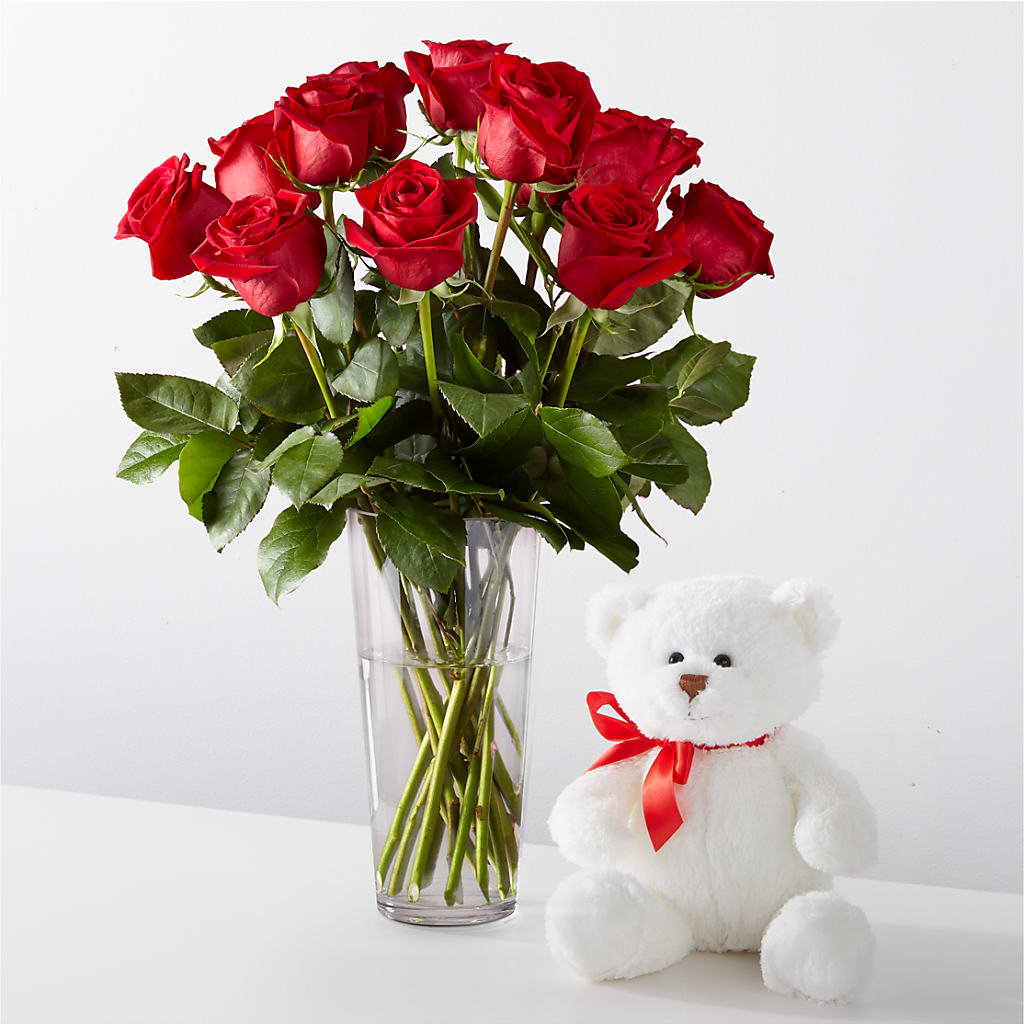 Romantic Long Stem Red Rose Bouquet Bundles –  Gerbes, Wichita KS