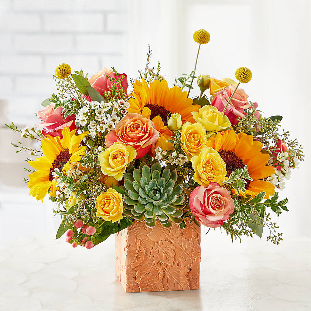 Sunflower Season Bouquet –  Gerbes, Wichita KS