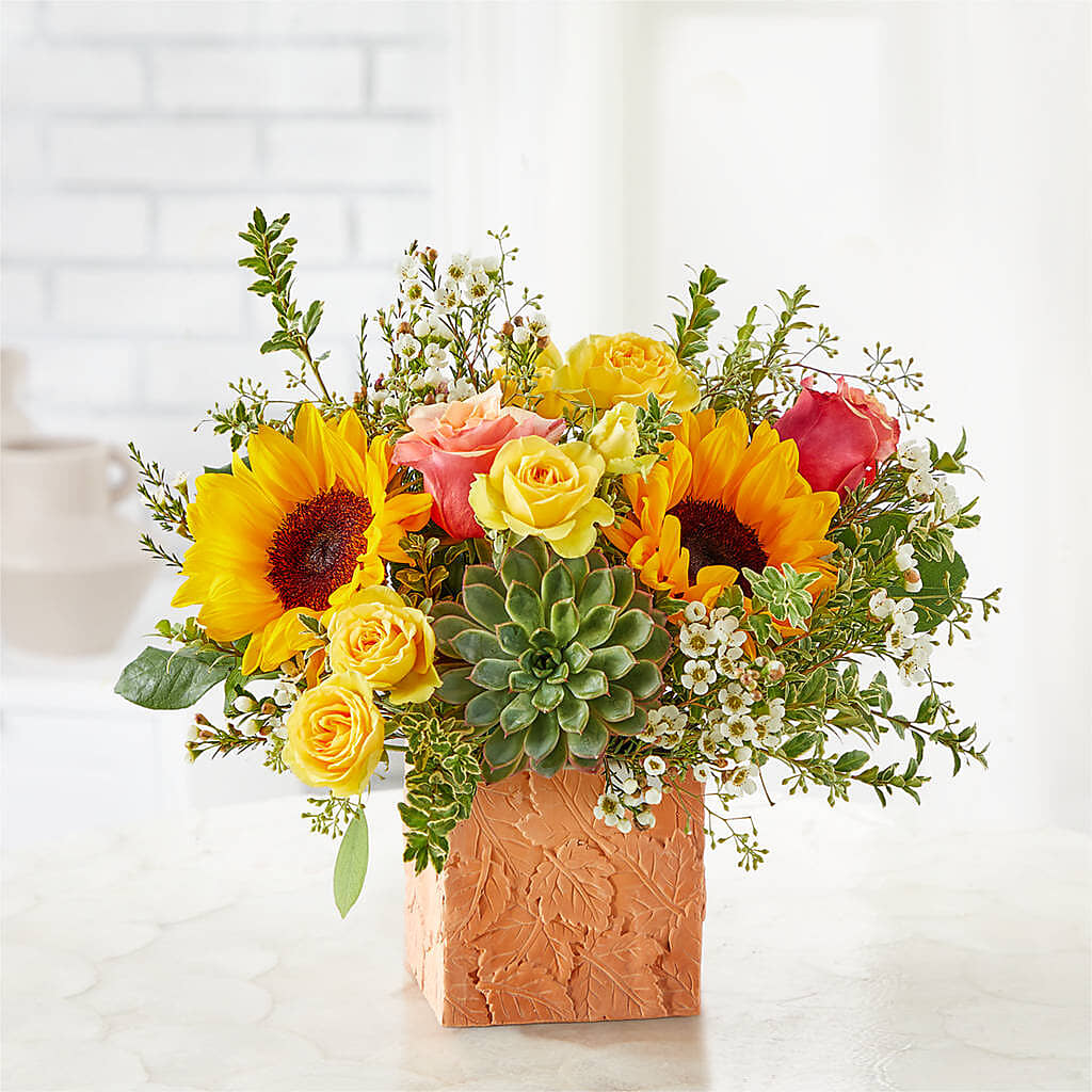 Sunflower Season Bouquet –  Gerbes, Wichita KS