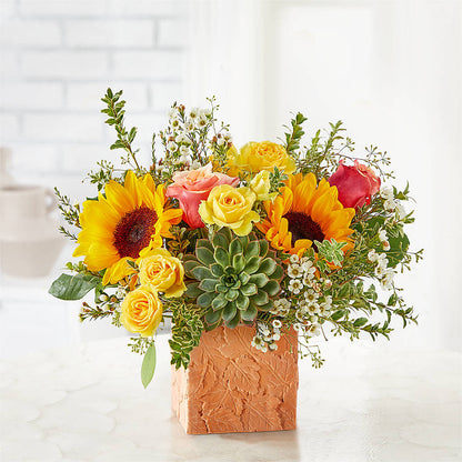 Sunflower Season Bouquet –  Gerbes, Wichita KS